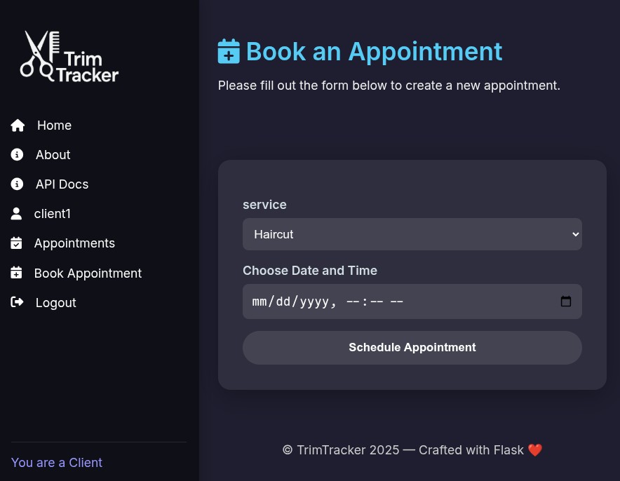 TrimTracker screenshot